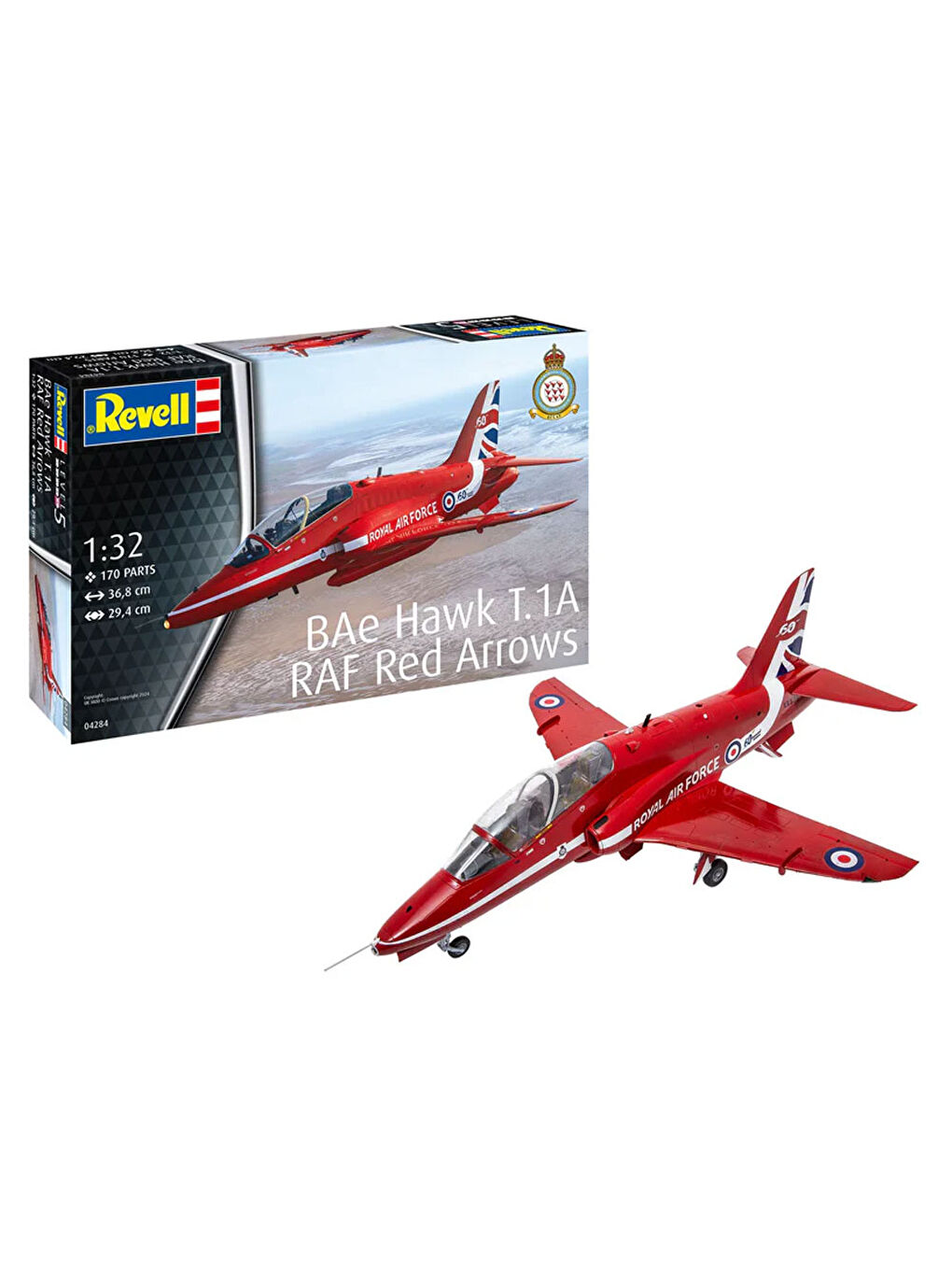 Maket Model Kit Uçak BAe Hawk T.1A "RAF Red Arrows" 4284