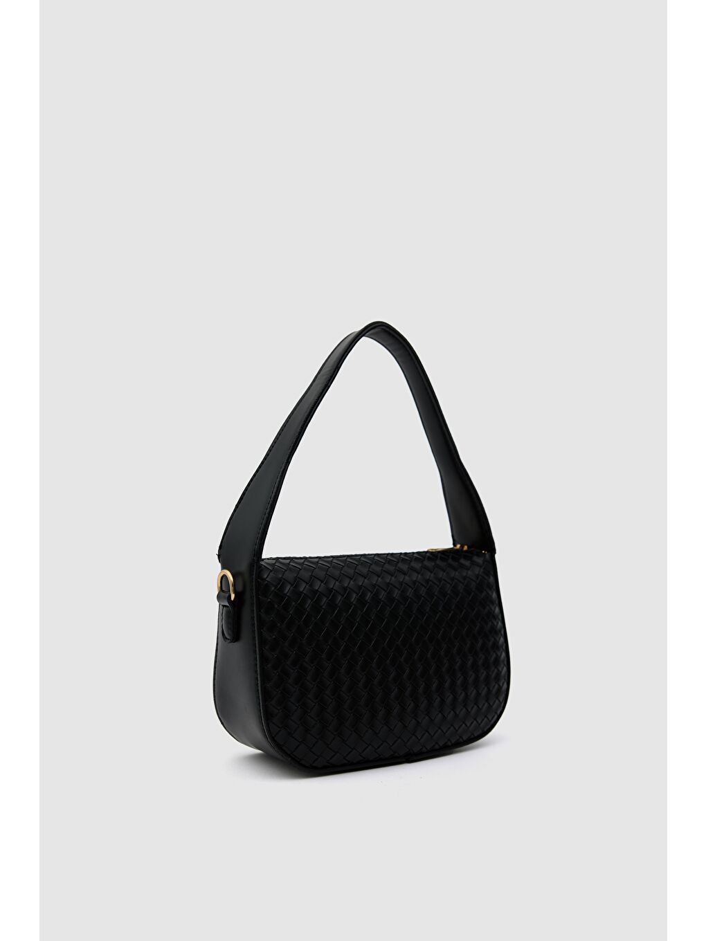 Darley Örgülü Baget Çanta Siyah-2