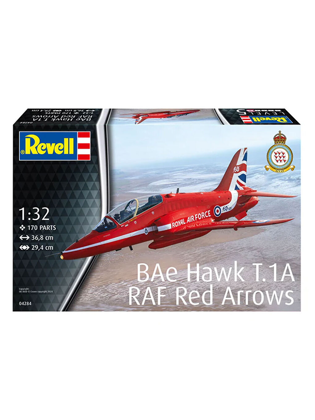 Maket Model Kit Uçak BAe Hawk T.1A "RAF Red Arrows" 4284-3