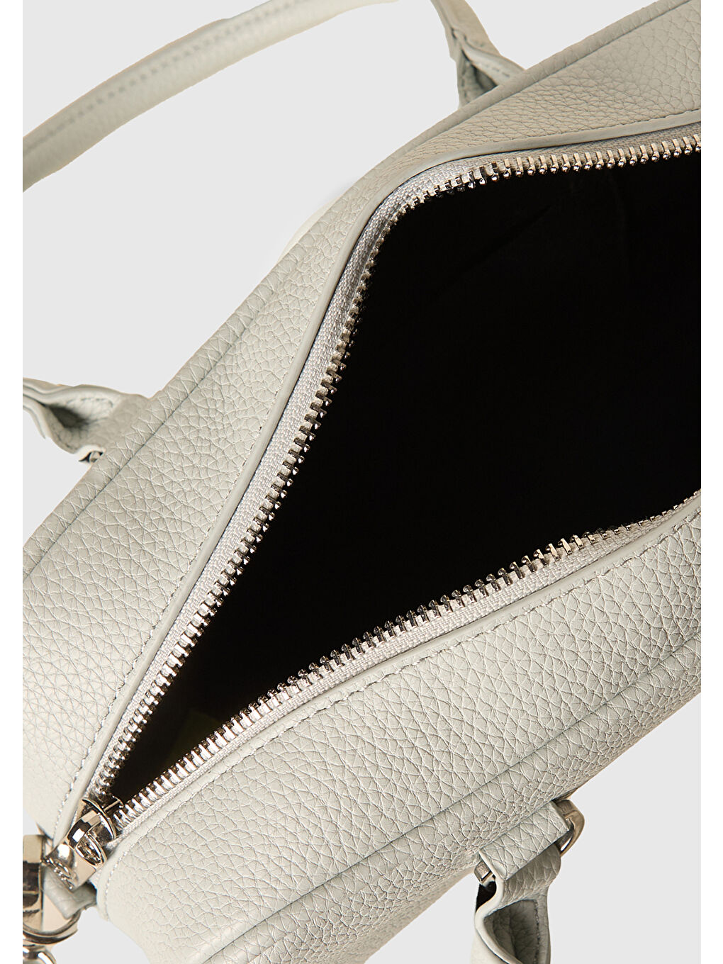 Kadın Açık Mavi Kabartma Logolu Çift Saplı Omuz Çantası-3