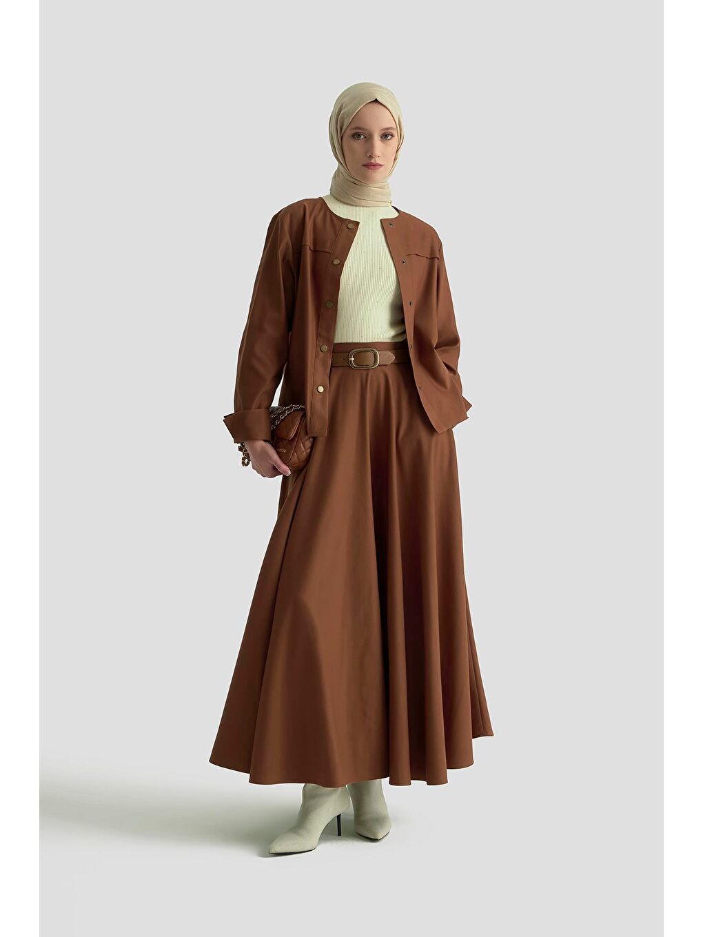 Kahverengi Etek 25K1933 Kahve-2
