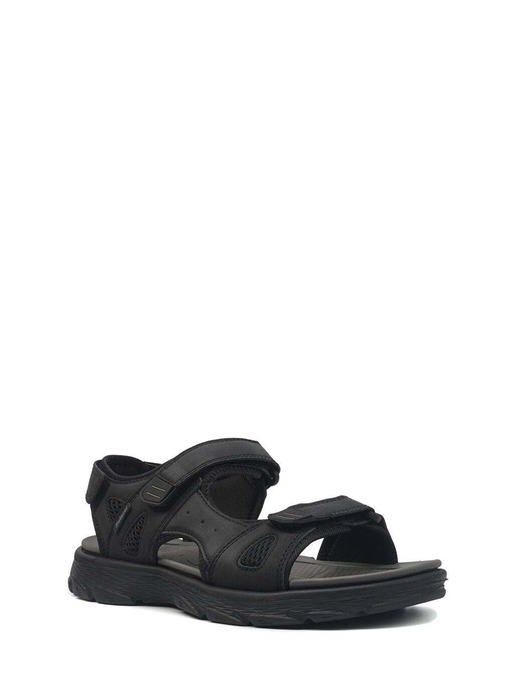 408067.M6FX Siyah Erkek Sandalet-1