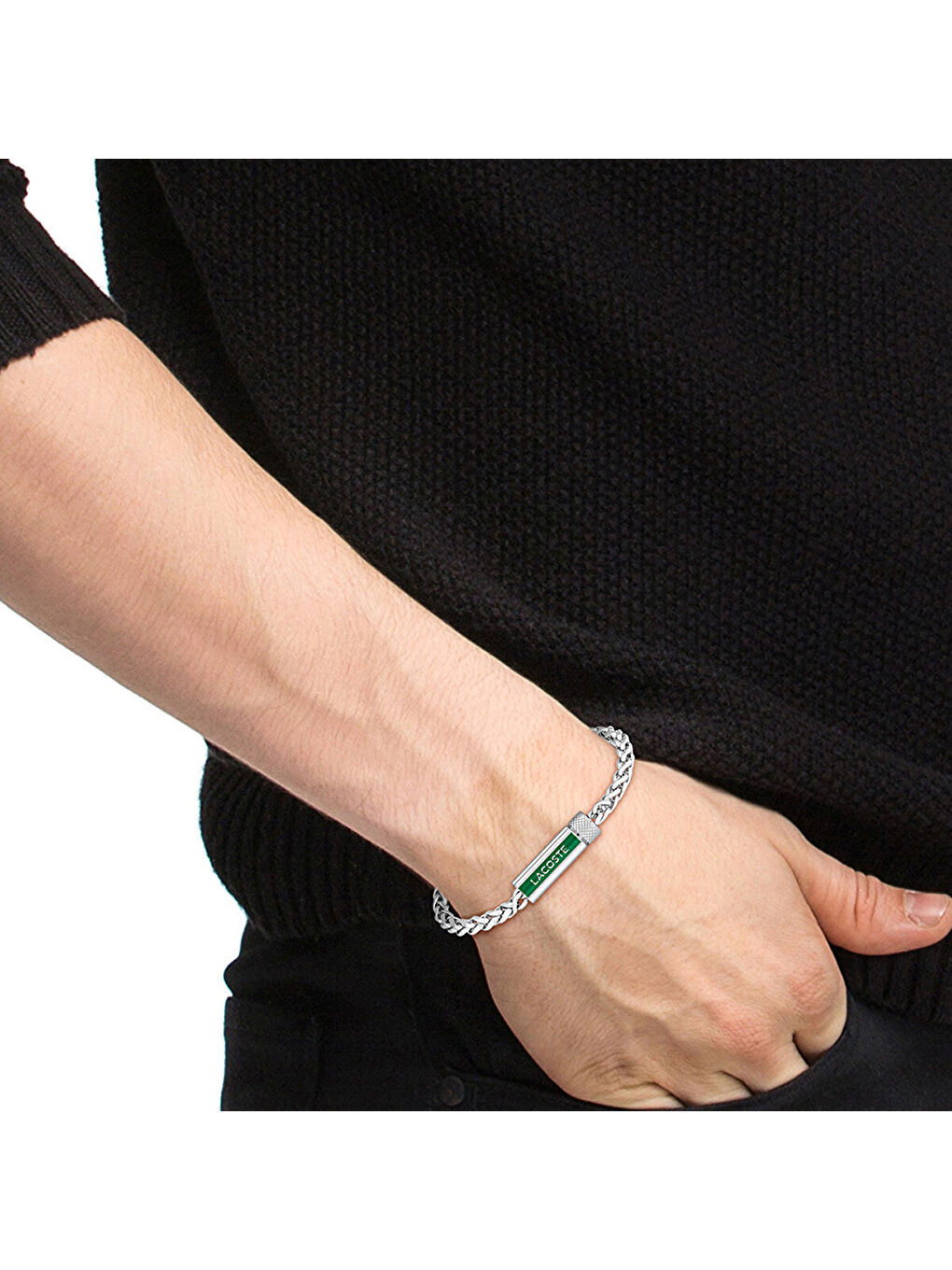 Gri LACJ2040337 Erkek Bileklik-1