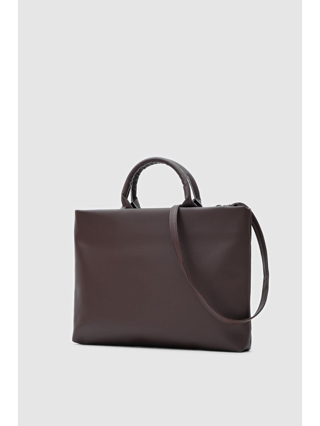 Kahverengi Didas Omuz Ve Evrak Çantası Acı Kahve-4