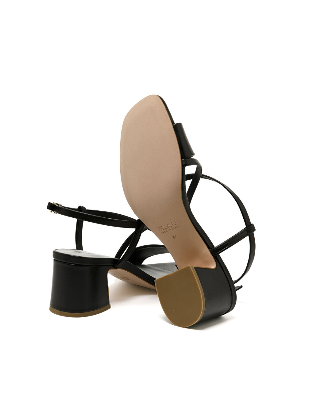 Siyah Kadın Sandalet 79P3 NAPPA Nero-4