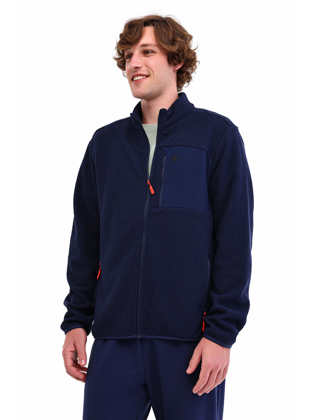 ML WAVE-7FlEECE-02 5PR Lacivert Erkek Polar