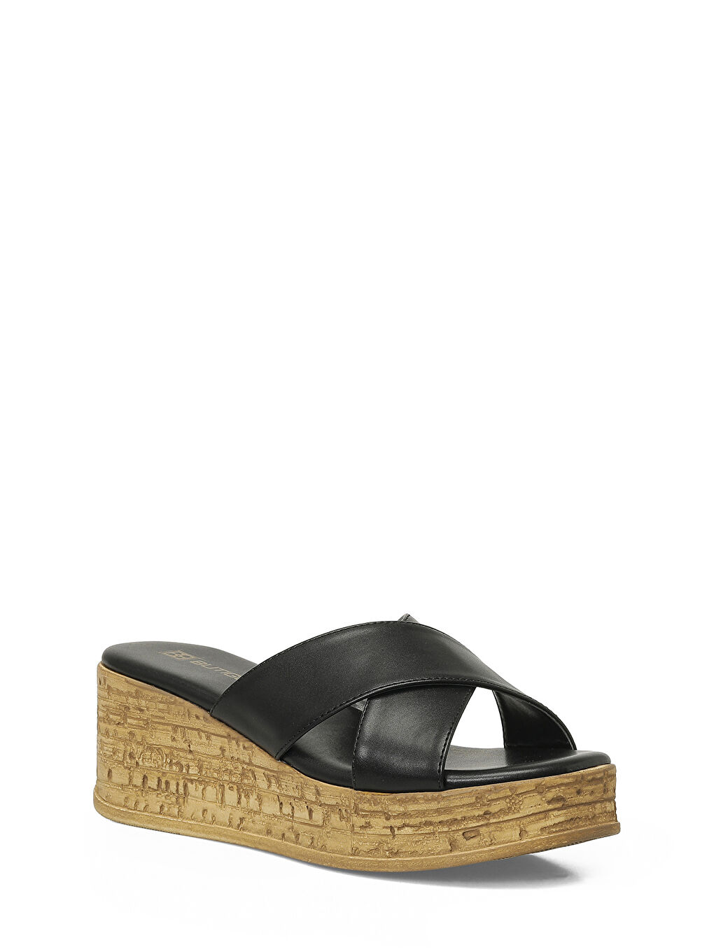 26S-379 6FX Siyah Kadın Terlik-1