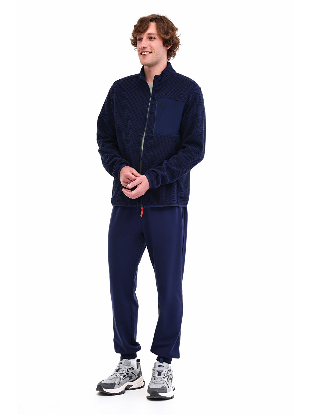 ML WAVE-7FlEECE-02 5PR Lacivert Erkek Polar-2