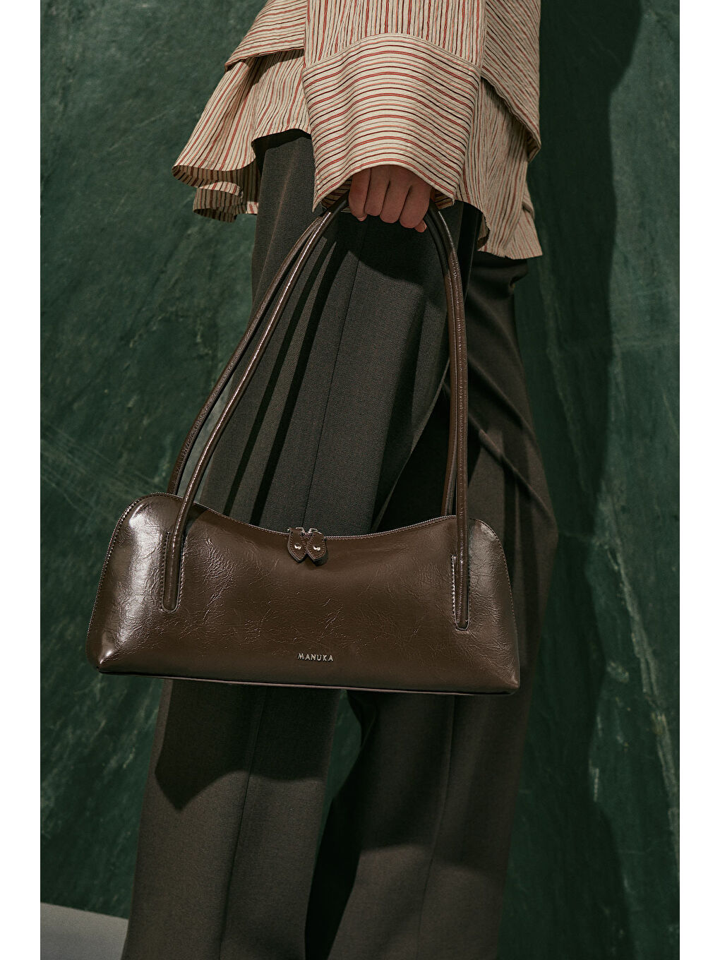 Kera Baget Çanta Kahverengi-2