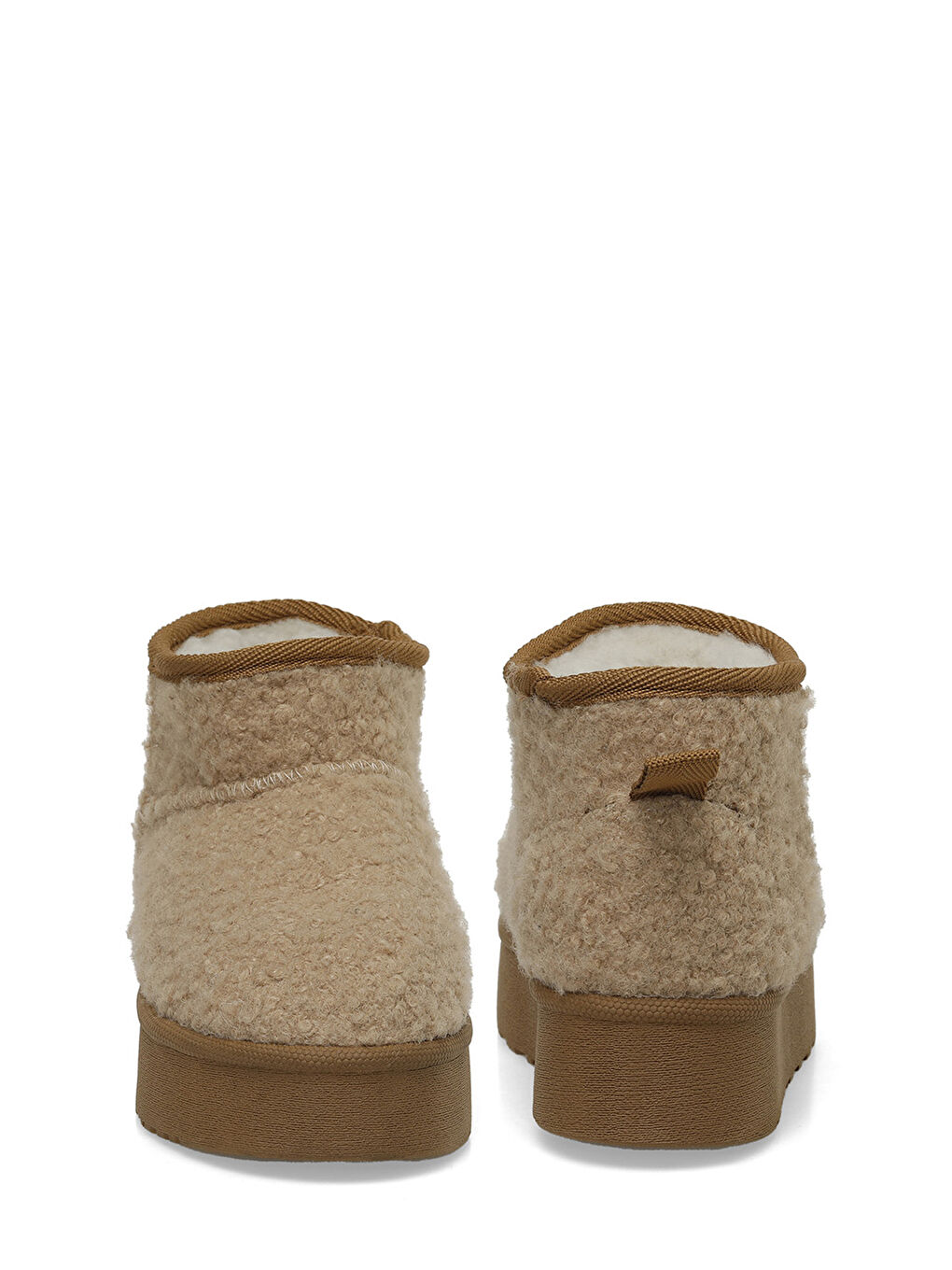 ANGELA 4PR Bej Kadın Kar Botu-4