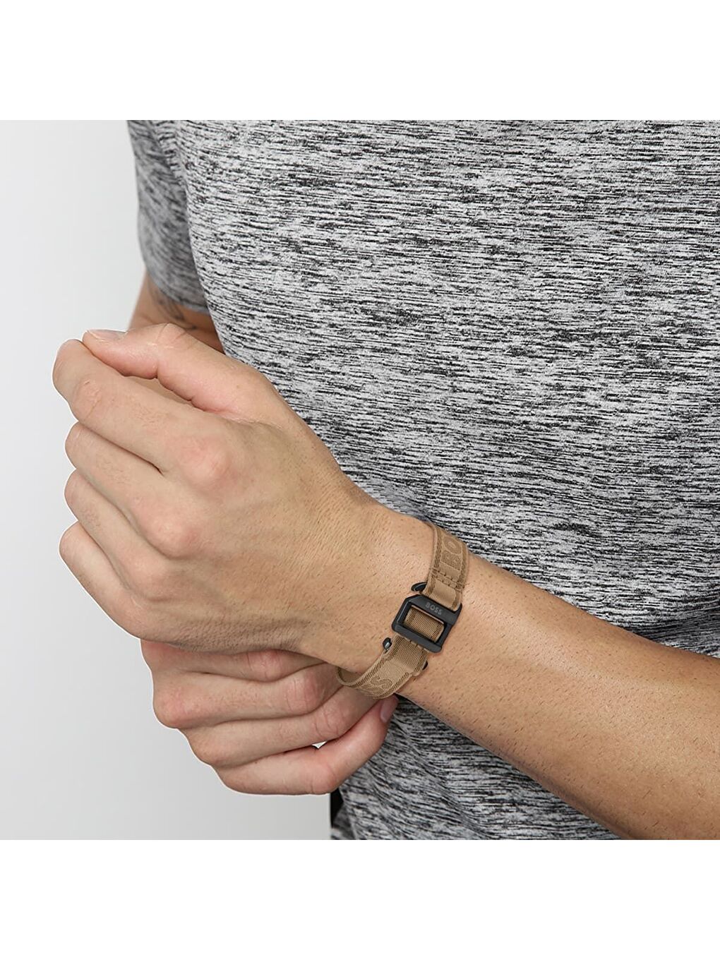 Kahverengi HBJ1580499 Erkek Bileklik-2