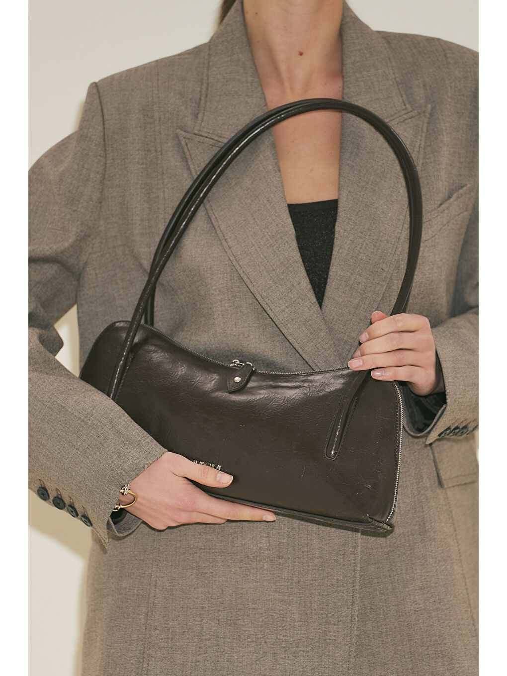 Kera Baget Çanta Kahverengi-6