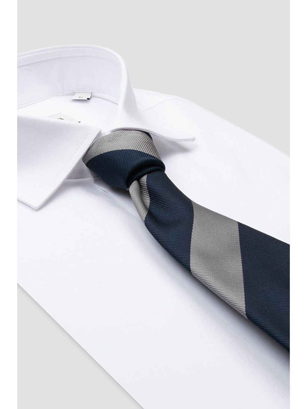 Bb Club Oscar Twill Pamuklu Slim Fit Beyaz Klasik Yaka Erkek Düz Gömlek-2