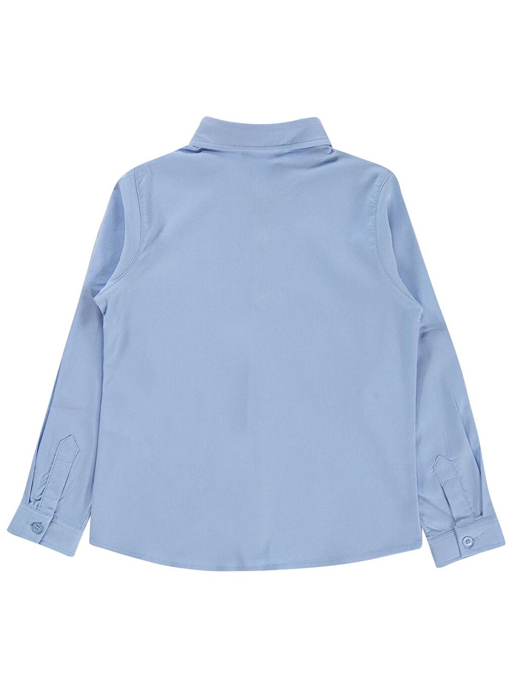 Boys Yelken Nakışlı 10-13 Yaş Gömlek - Mavi-1