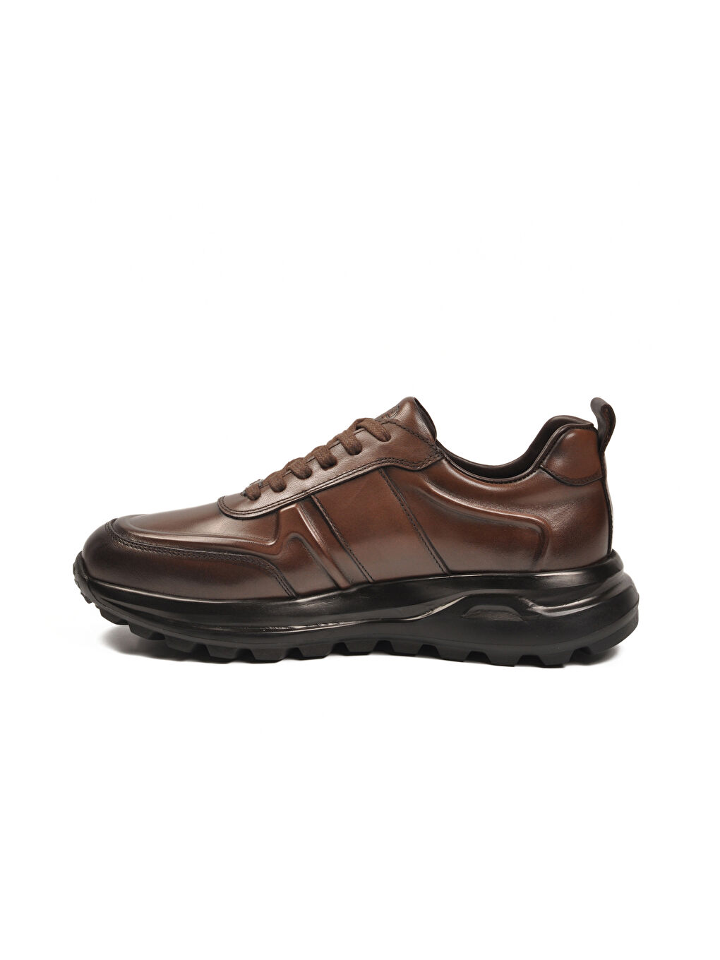 Kahverengi Kahve Hakiki Deri Erkek Casual Ayakkabı 5K3251-30219 M-1