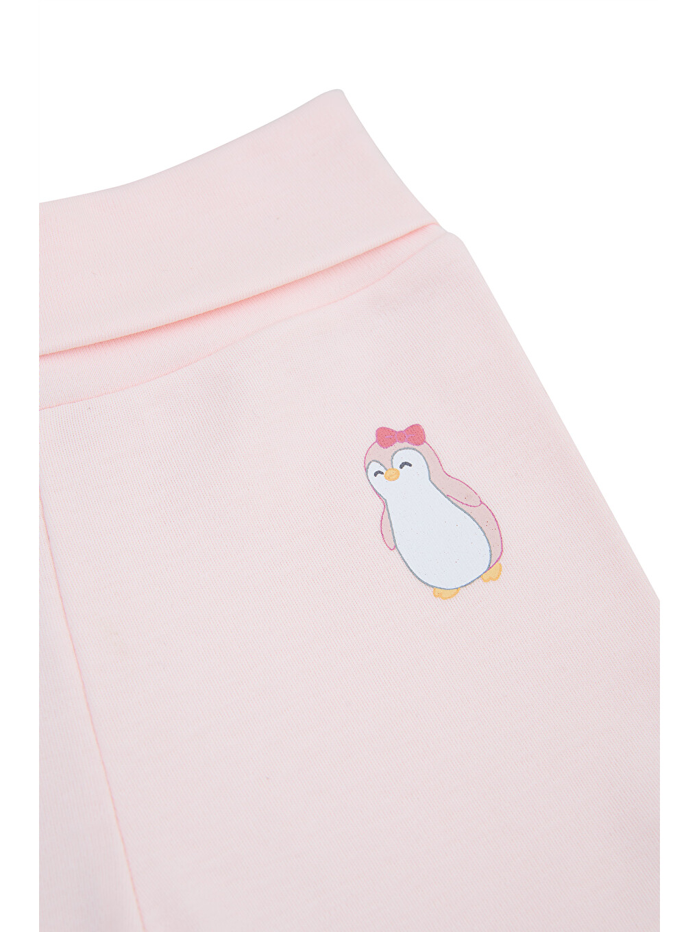 Kalpli Penguen Desenli 2'li Patikli Alt Yenidoğan-9 Ay Pembe-4