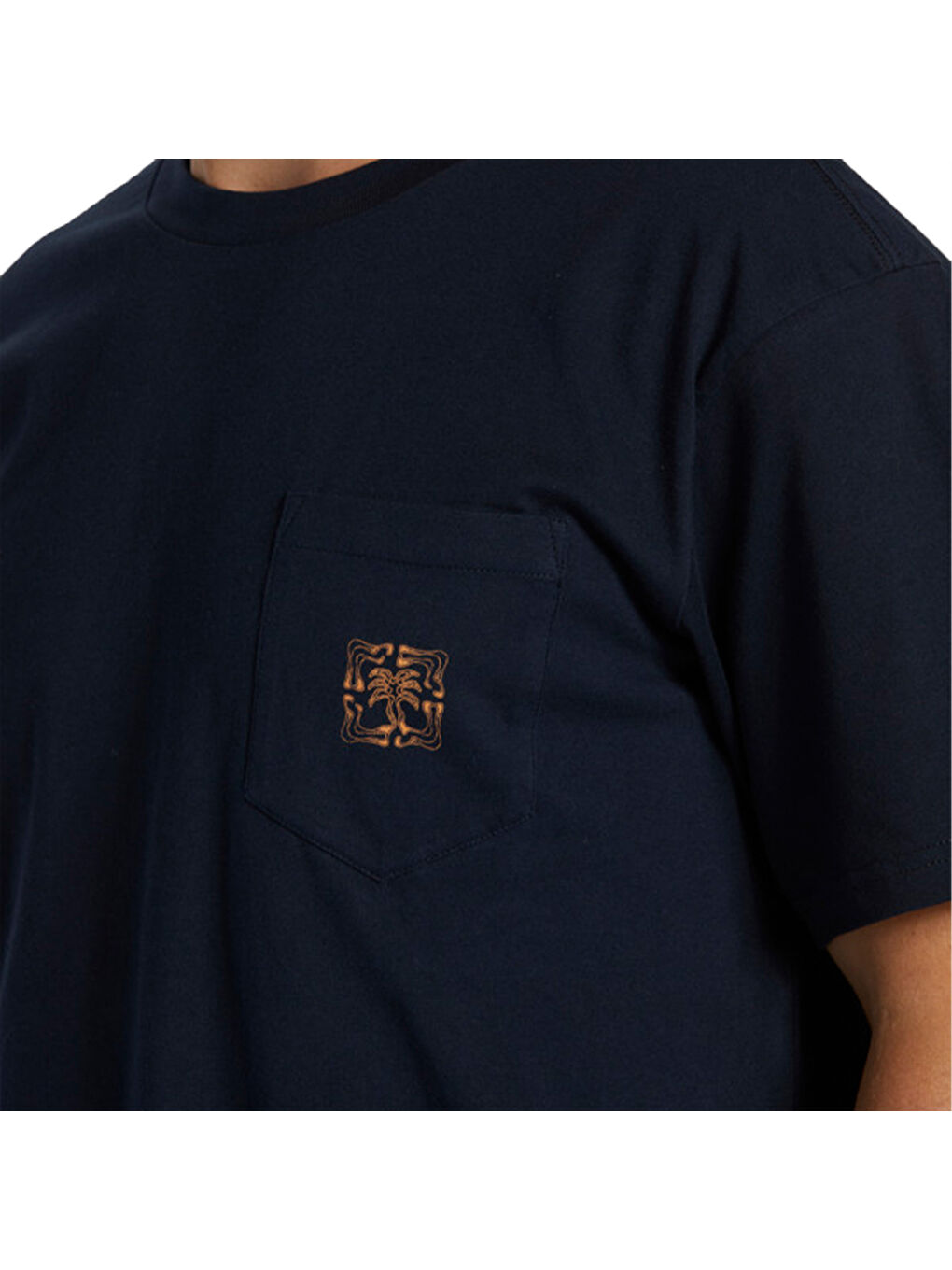 Lacivert Troppo Tees Erkek Mavi Tişört-4