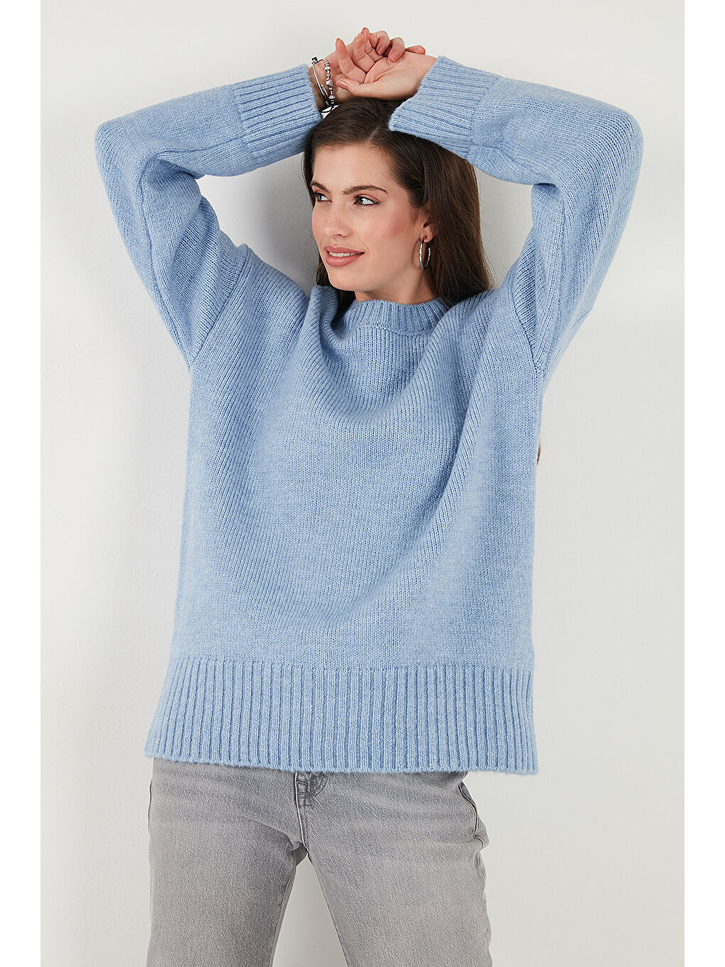 Mavi Regular Fit Bisiklet Yaka Basic Triko Kazak 4616213-5