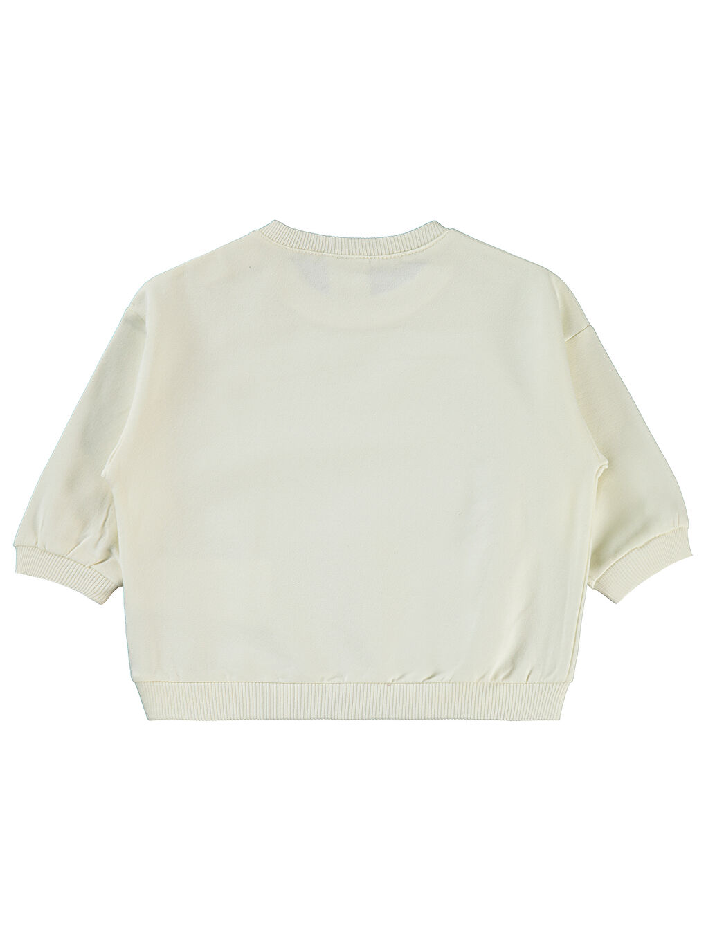 Baby Kız Bebek Sweatshirt 6-18 Ay Ekru-1