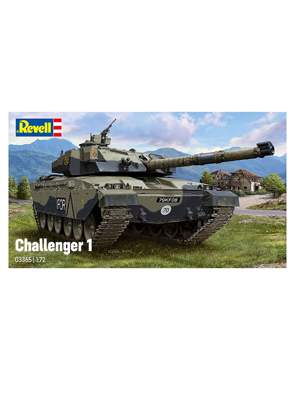 Maket Model Kit Askeri Araçlar Challenger 1 3365-1