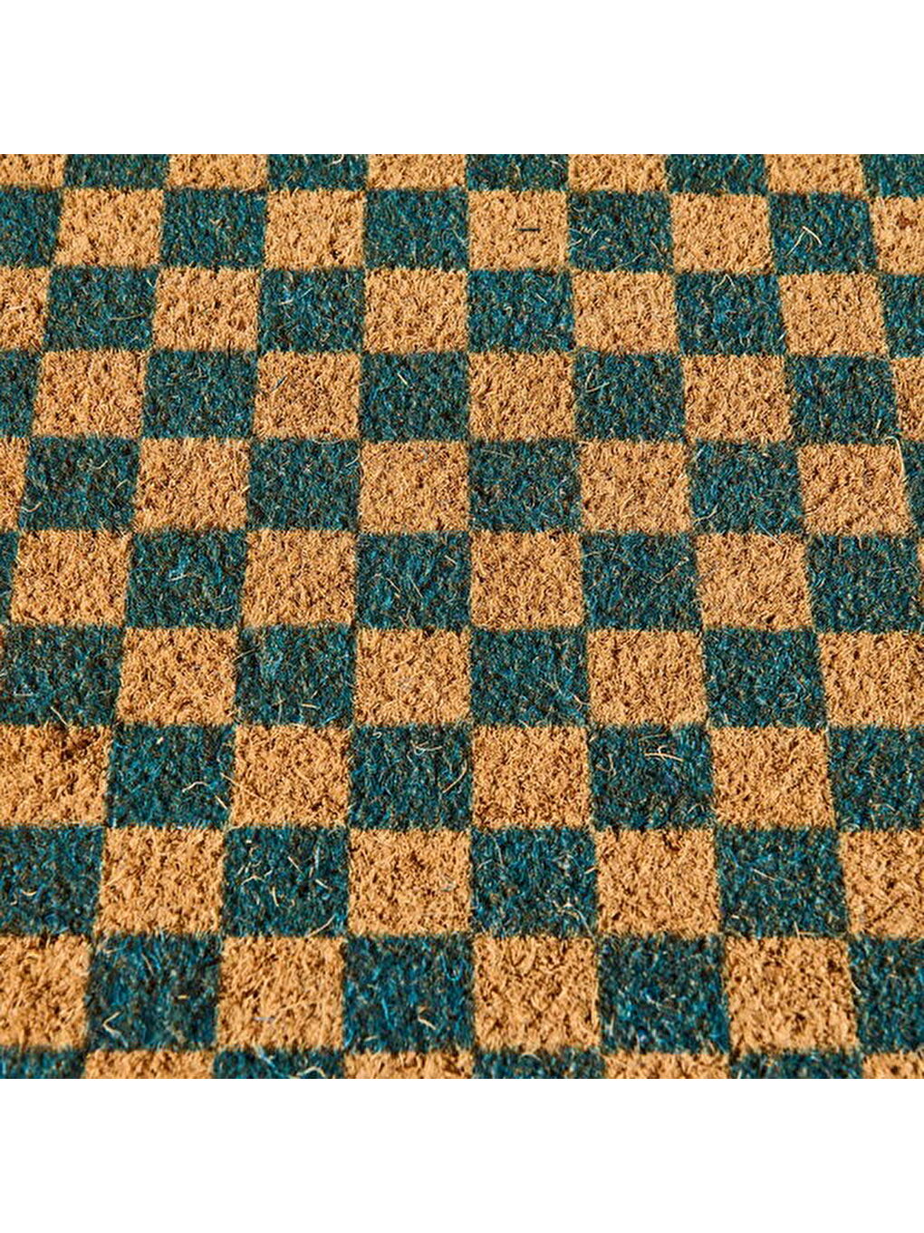 Karışık Koko Plaid Kapı Önü Paspası - Renkli - 40x60 cm-2
