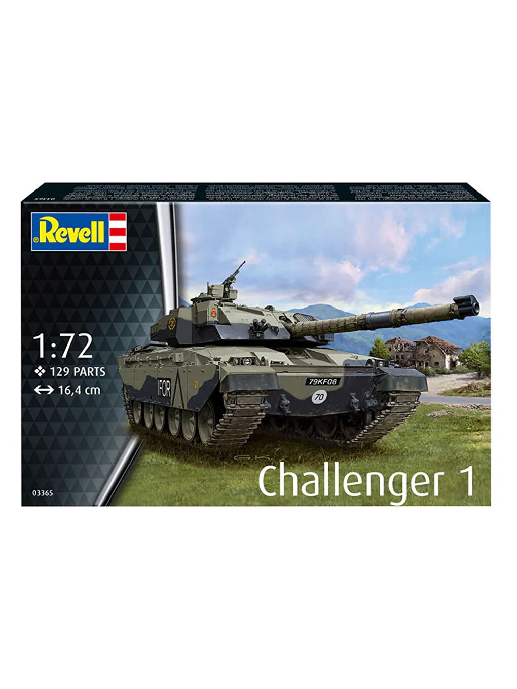 Maket Model Kit Askeri Araçlar Challenger 1 3365-2