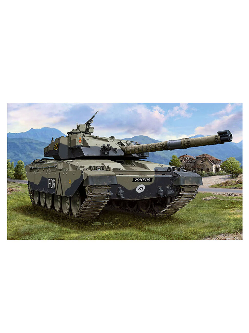 Maket Model Kit Askeri Araçlar Challenger 1 3365-3