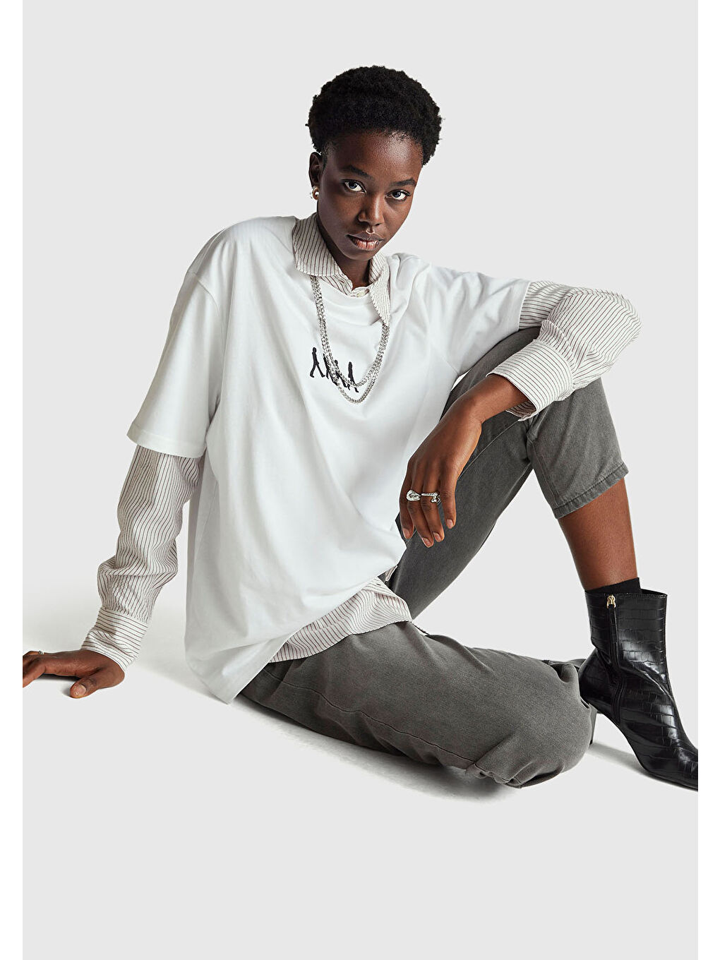 Karışık Unisex %100 Pamuk The Beatles  T-Shirt-5