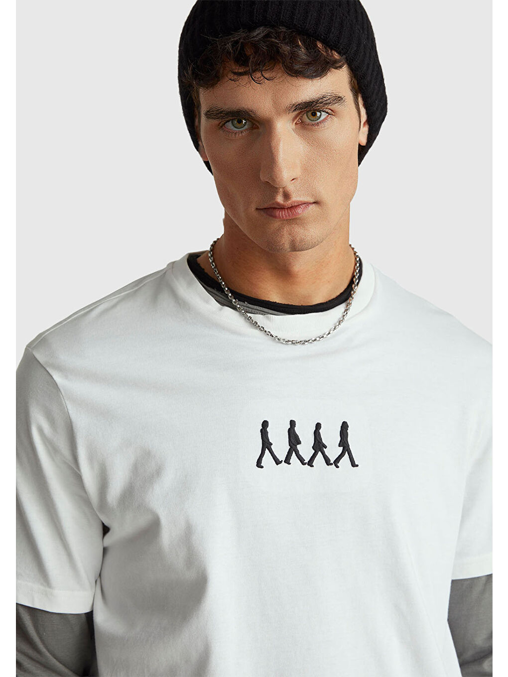 Karışık Unisex %100 Pamuk The Beatles  T-Shirt-9