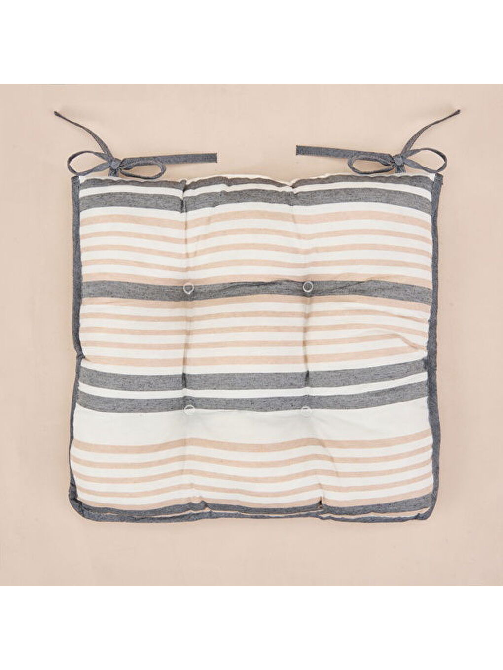 Soft Mimpi Sandalye Minderi - Ekru / Renkli - 43x43 cm-1