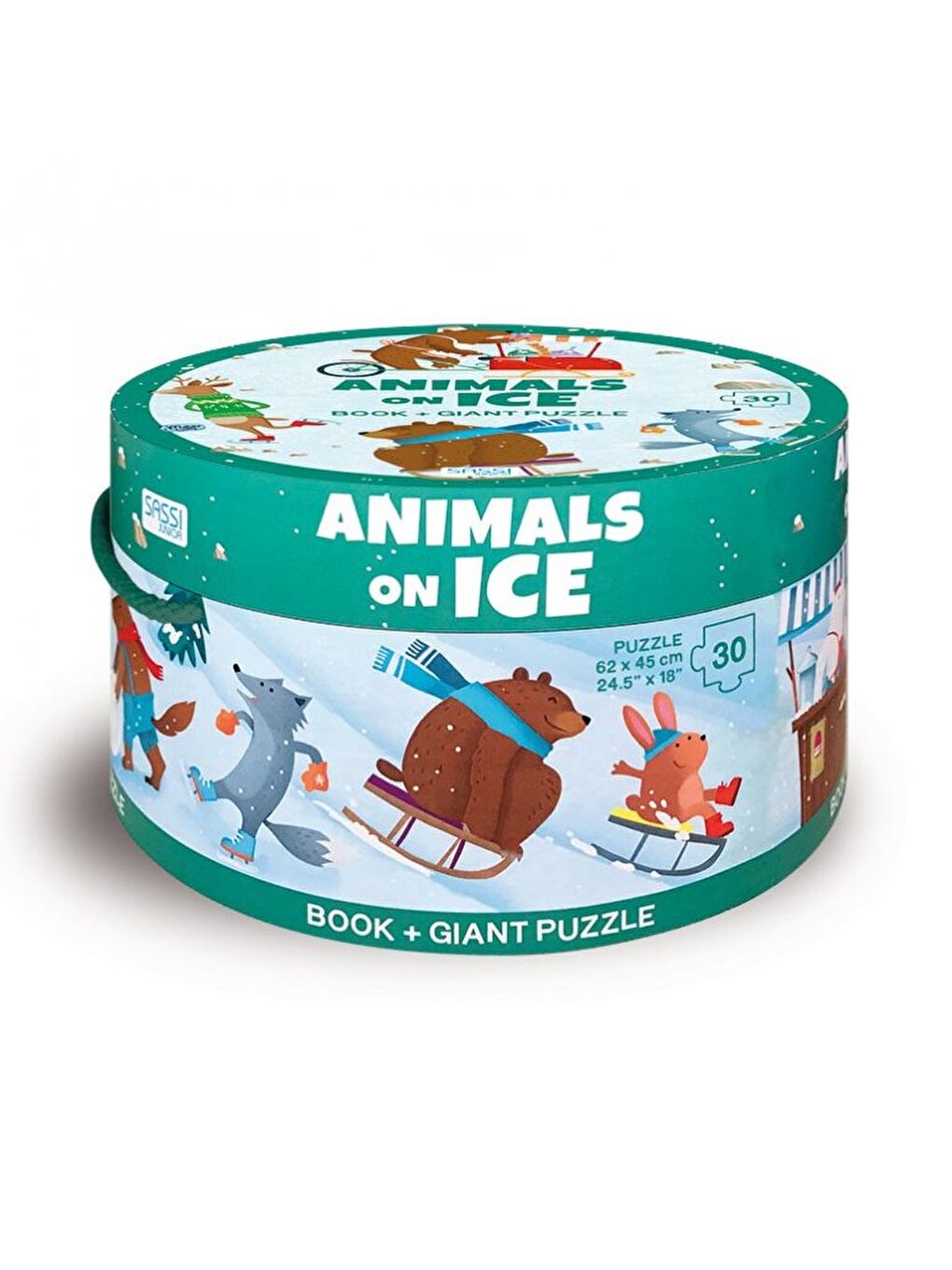 Animals on Ice Giant Puzzle