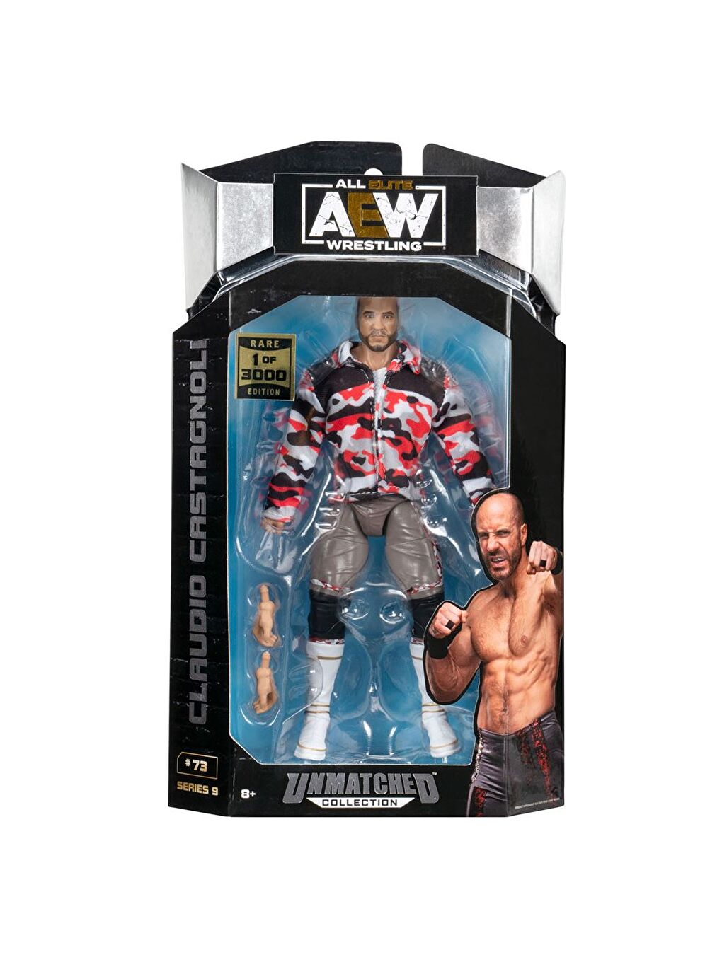 AEW Karakterleri Model Aksiyon Figürler S9 Claudio Castagnoli 73-4