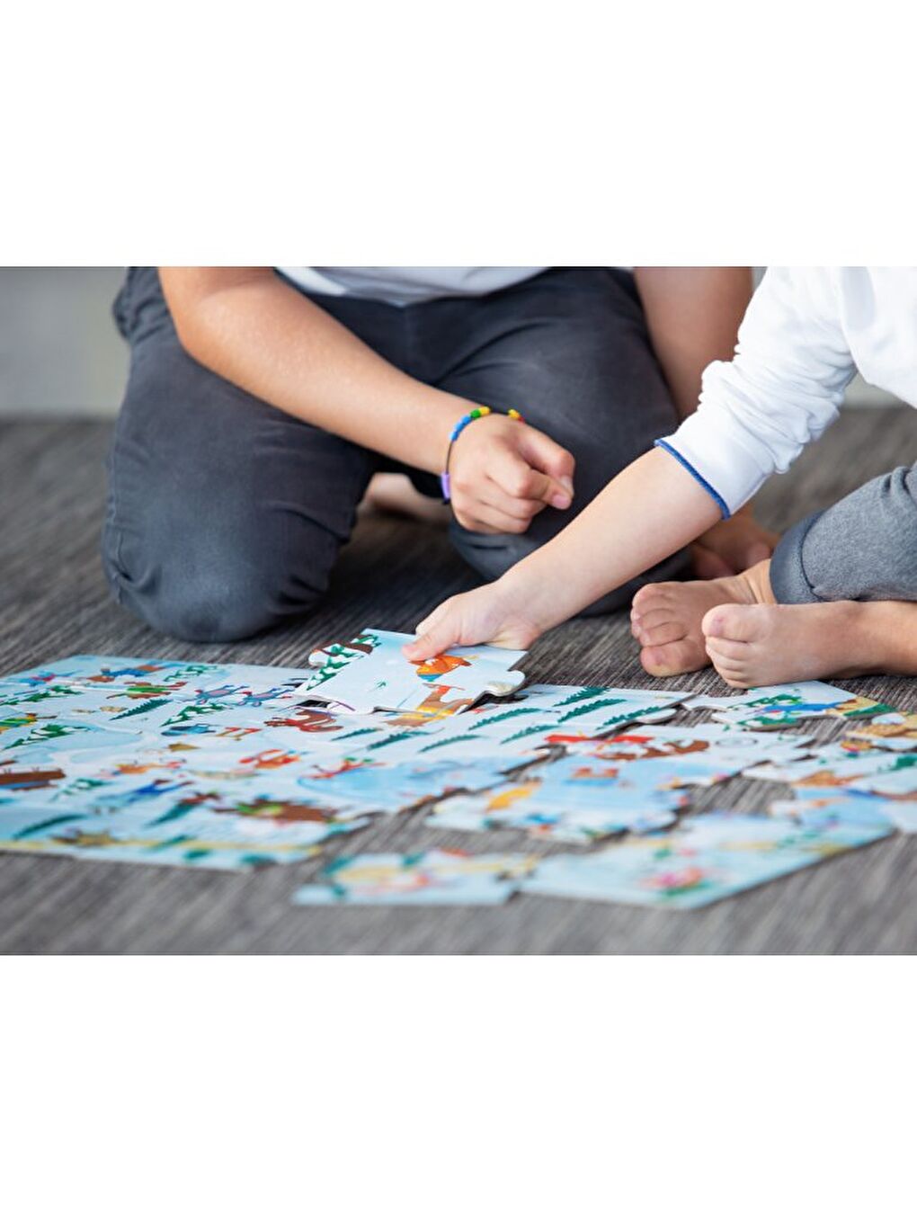 Animals on Ice Giant Puzzle-2