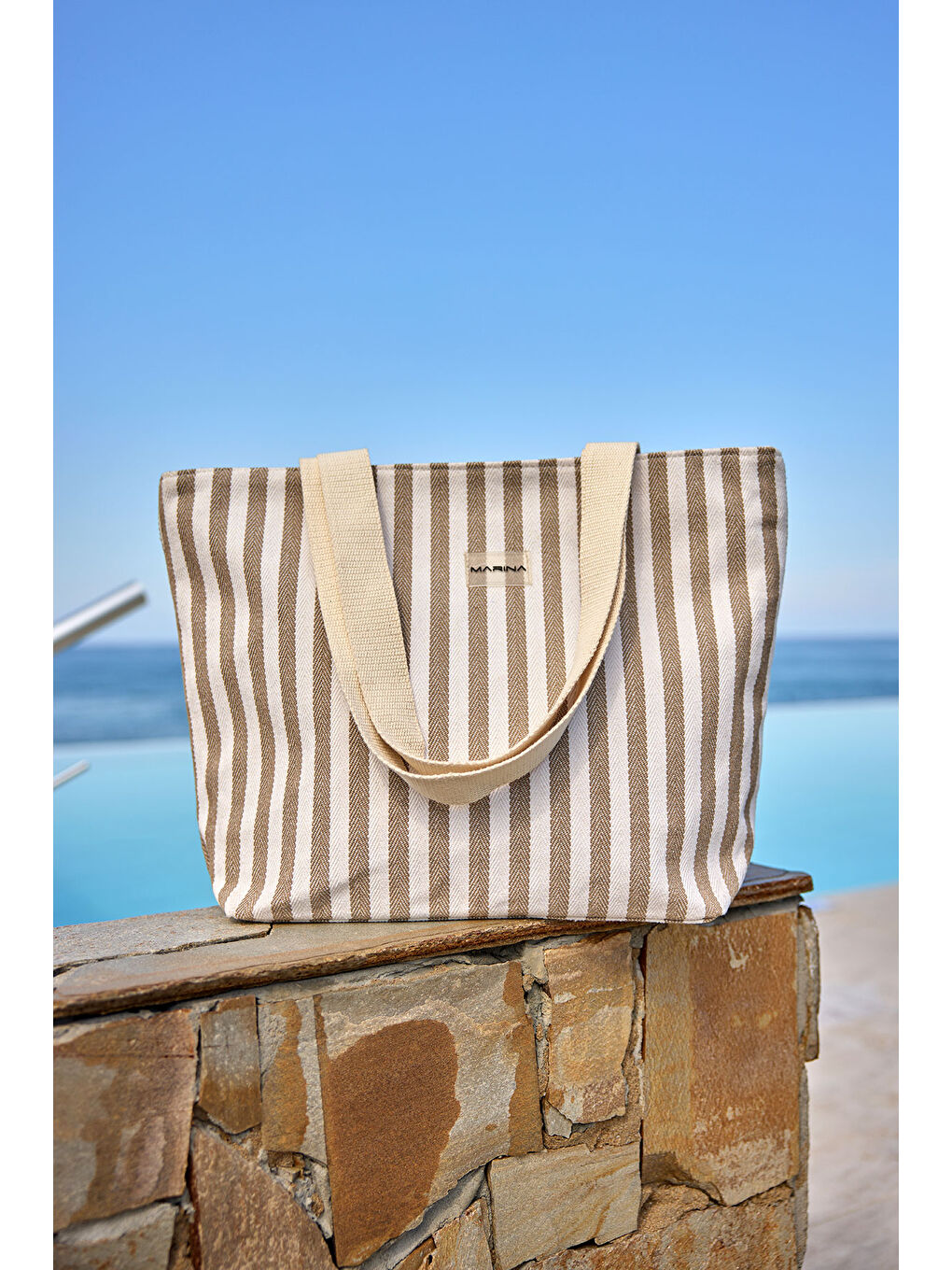 Bej Vizon Çanta Pamuk CA2503 1-1