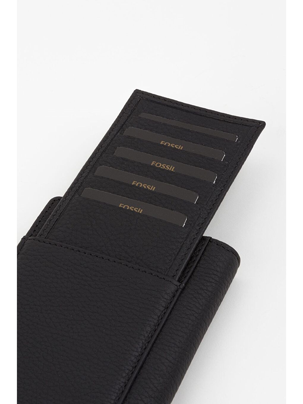 Siyah Kutulu Hakiki Deri Ekstra Kartlıklı Crayz Haki Unisex El Portföyü Kartlık Cüzdan-3