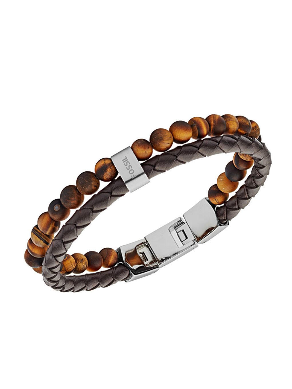 Kahverengi JF03118-040 Erkek Bileklik-1