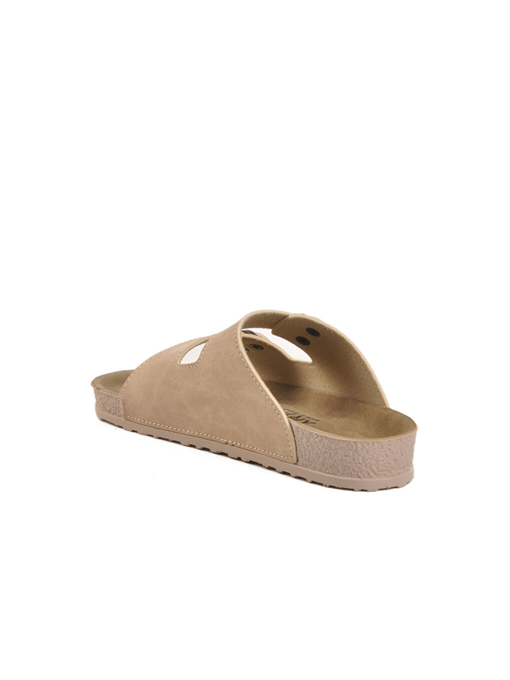 Bej Hafif Çift Bantlı Anatomik Kadın Terlik 20-972 Z-3