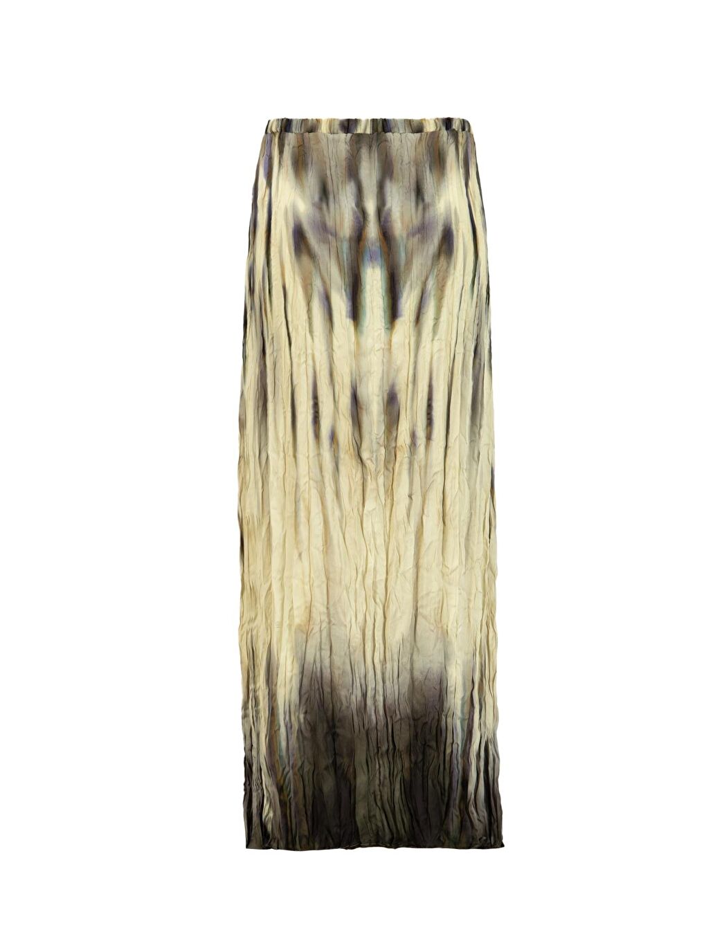 Kraşlı Desenli Etek 25Y1830 Haki-5