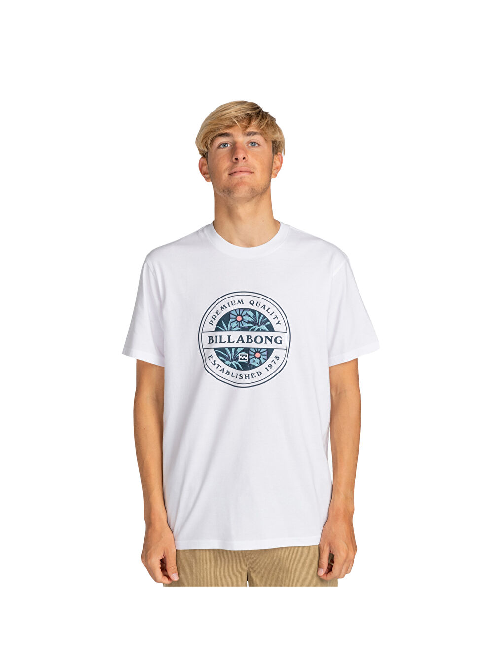 Rotor Fill Ss Erkek Beyaz Tişört