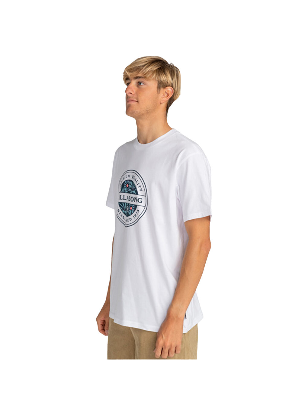 Rotor Fill Ss Erkek Beyaz Tişört-2