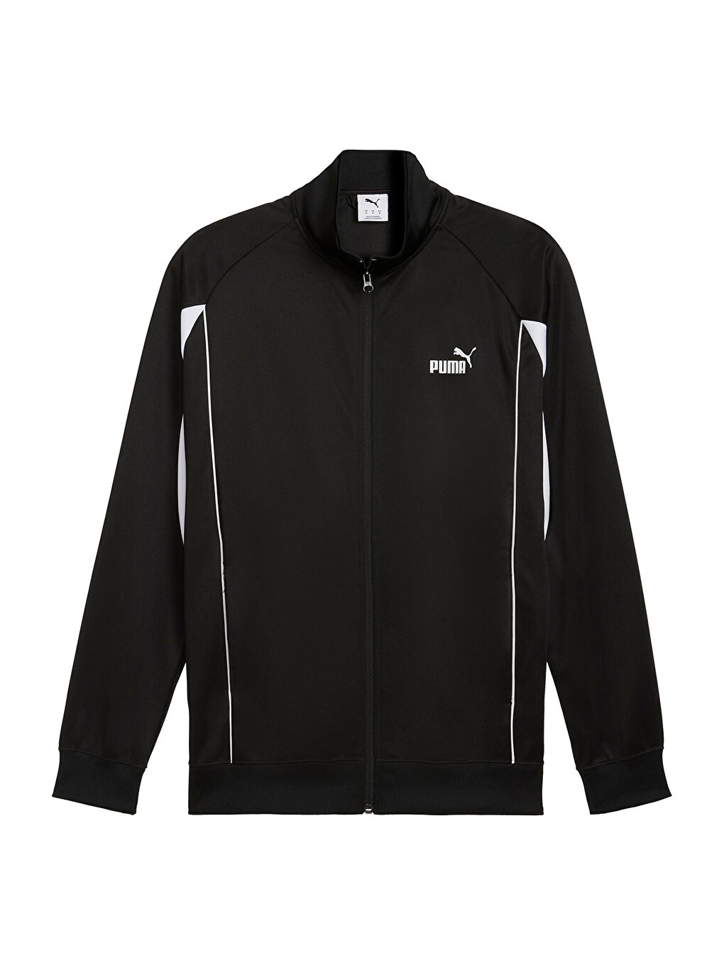 Sport Poly Track Erkek Siyah Dik Yaka Ceket-3