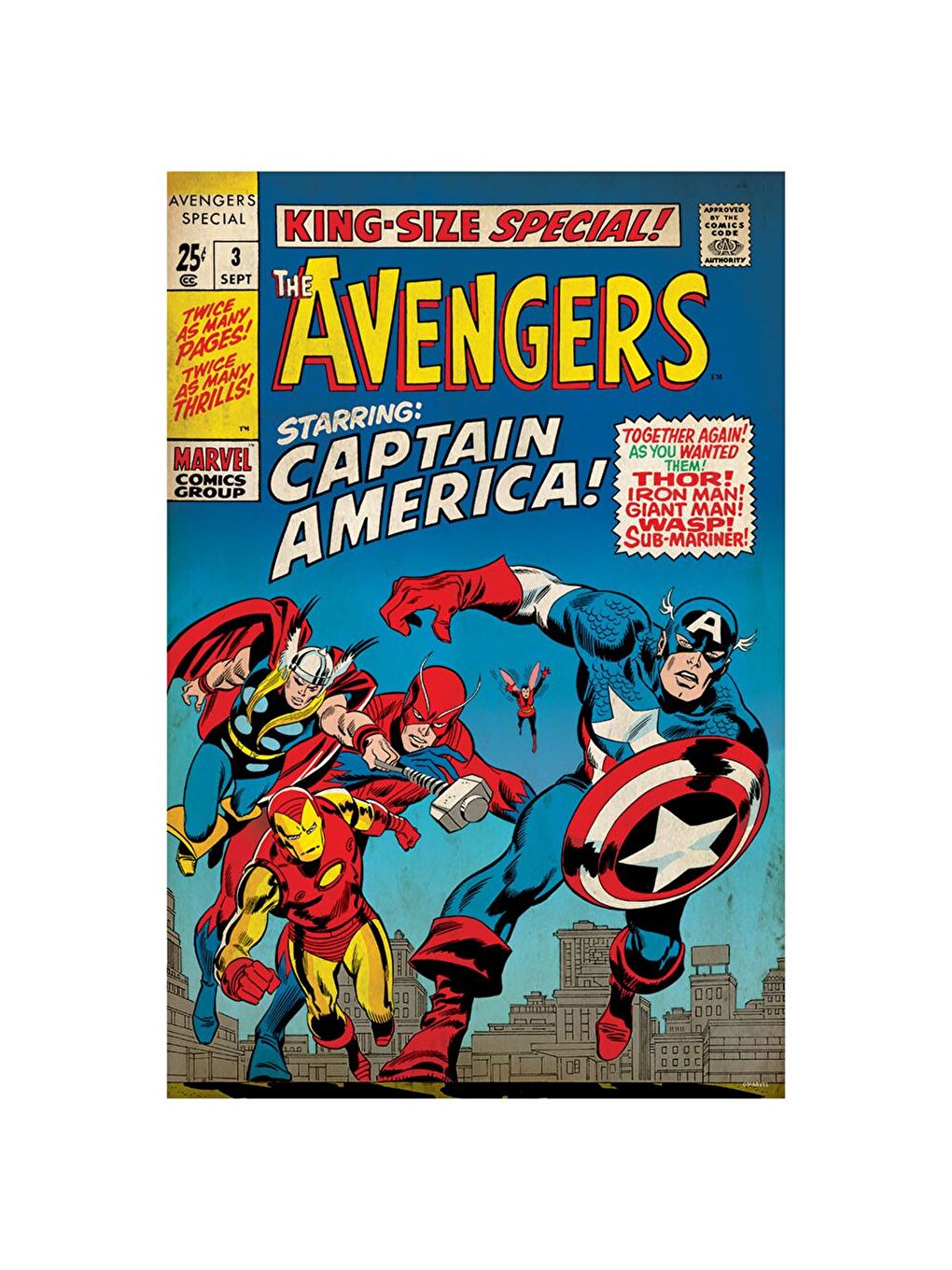 Marvel Comics Avengers Puzzle 300 Parça 33167-1