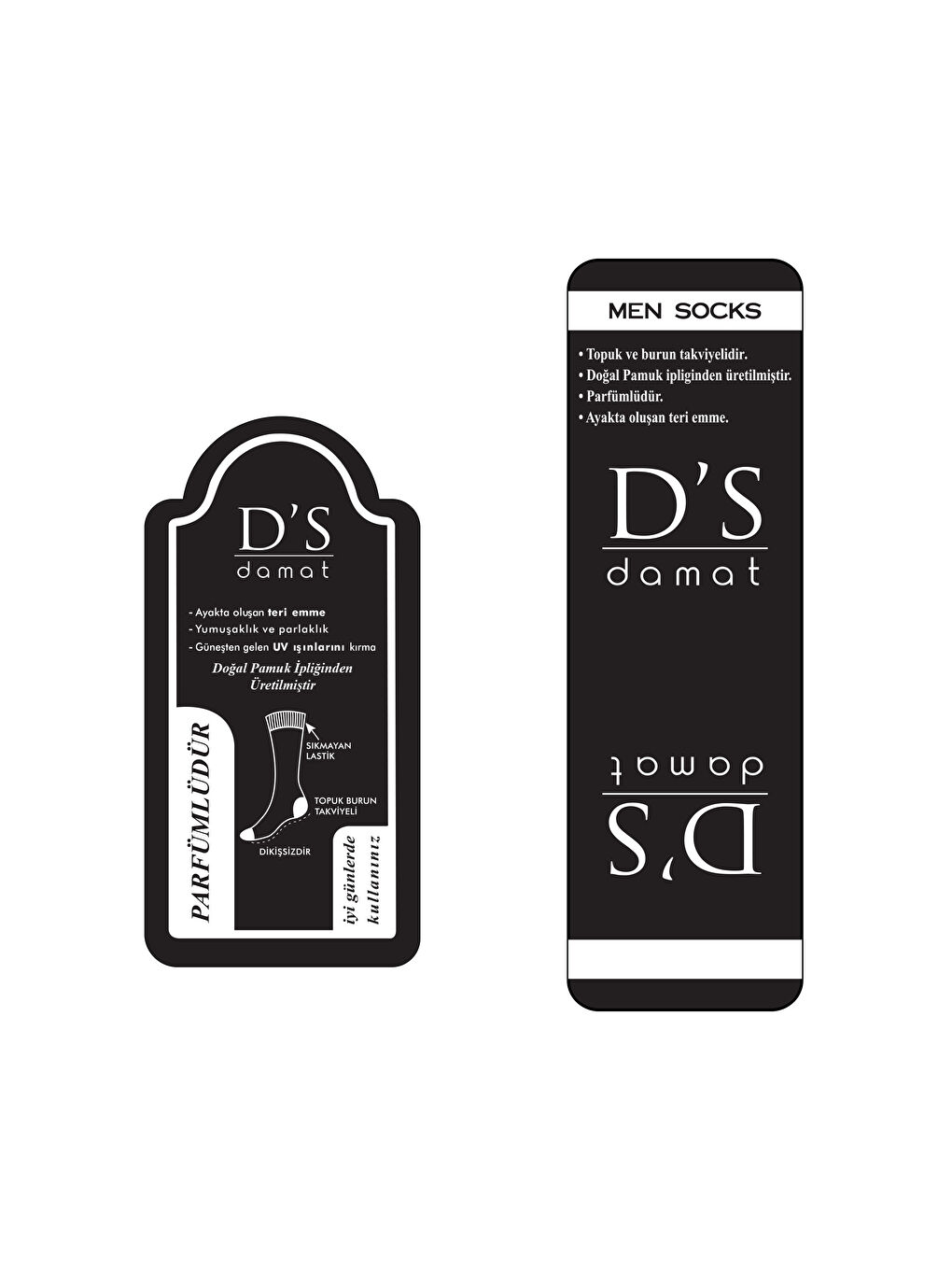 Renksiz Standart Soket Çorap-5