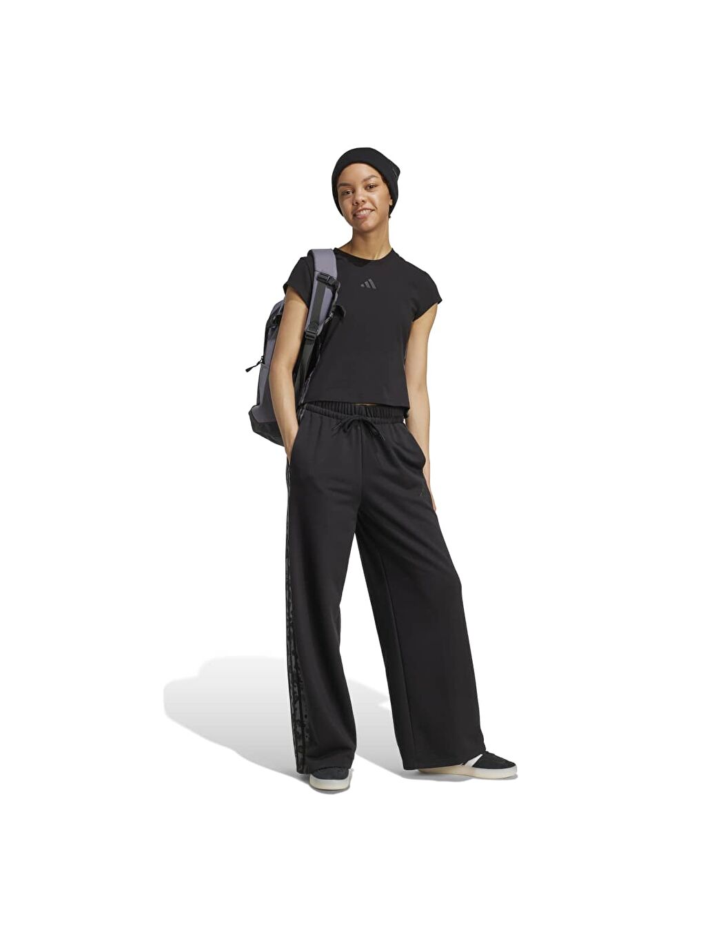 Aop Ft Kadın Siyah Eşofman Altı-2