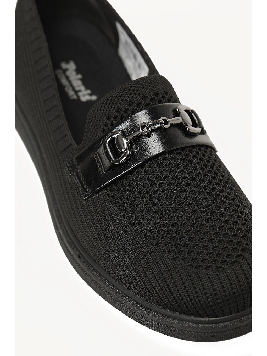 166783.Z6FX Siyah Kadın Loafer-6