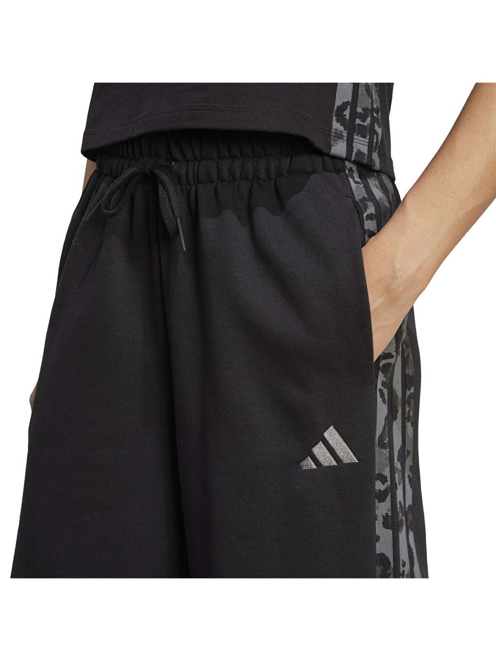 Aop Ft Kadın Siyah Eşofman Altı-3