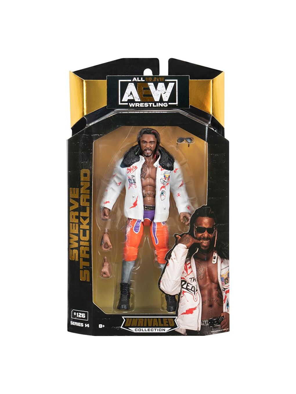 AEW Karakterleri Model Aksiyon Figürler S14 Swerve Strickland 126-3