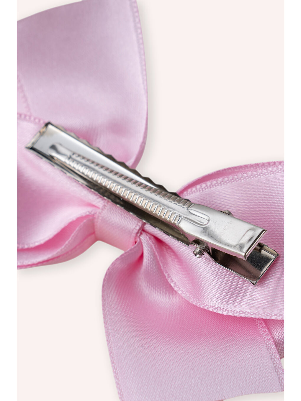 Kız Çocuk Saten Pembe 2'li Toka Seti-2