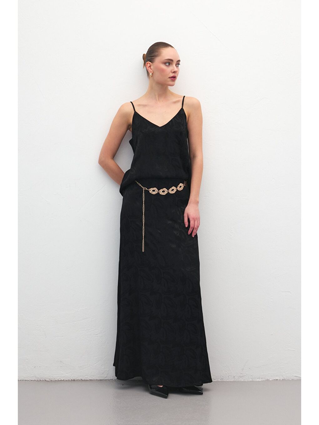 Lior Uzun Etek - Siyah-1