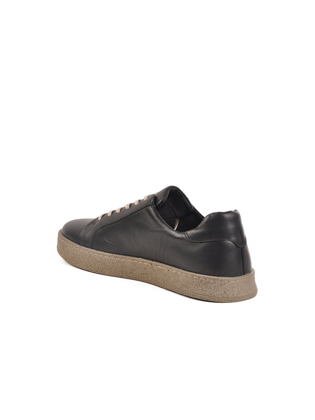 Siyah Hakiki Deri Erkek Casual Ayakkabı C2023 M-3